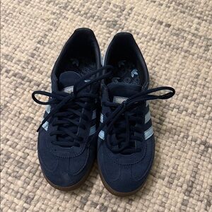Adidas Men's Dark Blue and Light Blue Sneakers